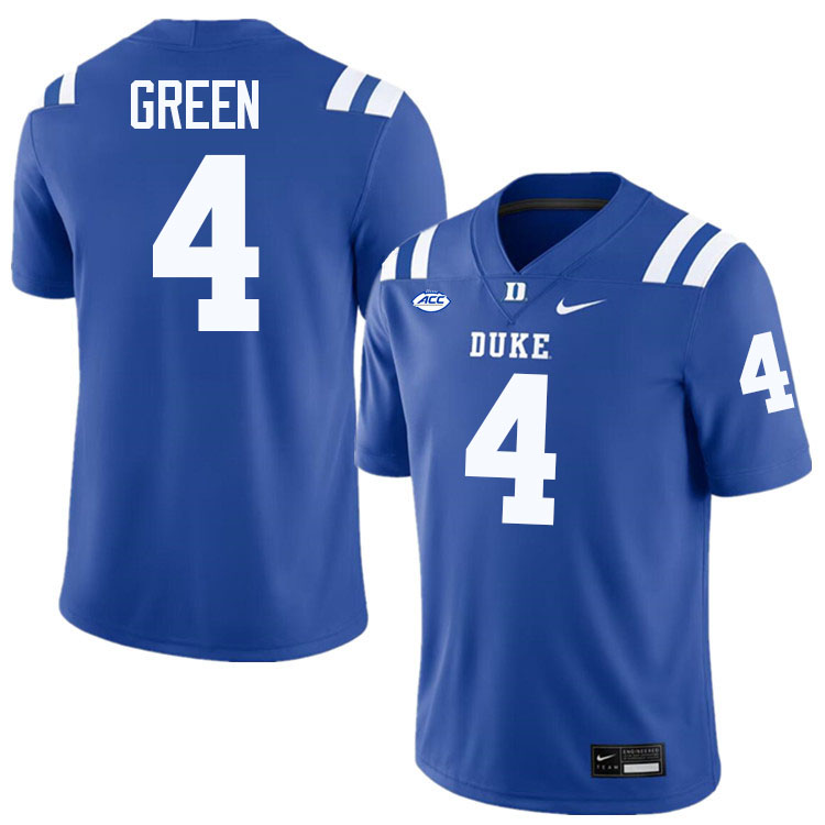 Josiah Green Duke Jersey,Duke Blue Devils #4 Josiah Green Jersey Youth College-Blue